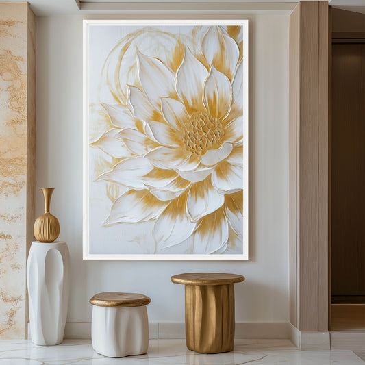 Dahlia Floral Art Digital Print