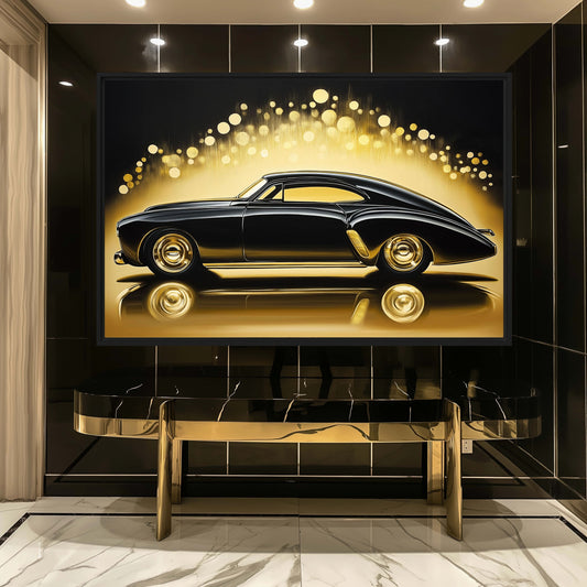 Luxury Retro Car Art Digital Print