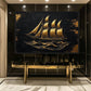 Sail Ship Nautical Art Framed Canvas