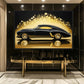 Luxury Retro Car Framed Canvas