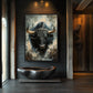 Raging Bull Modern Art Framed Canvas - PaintFu
