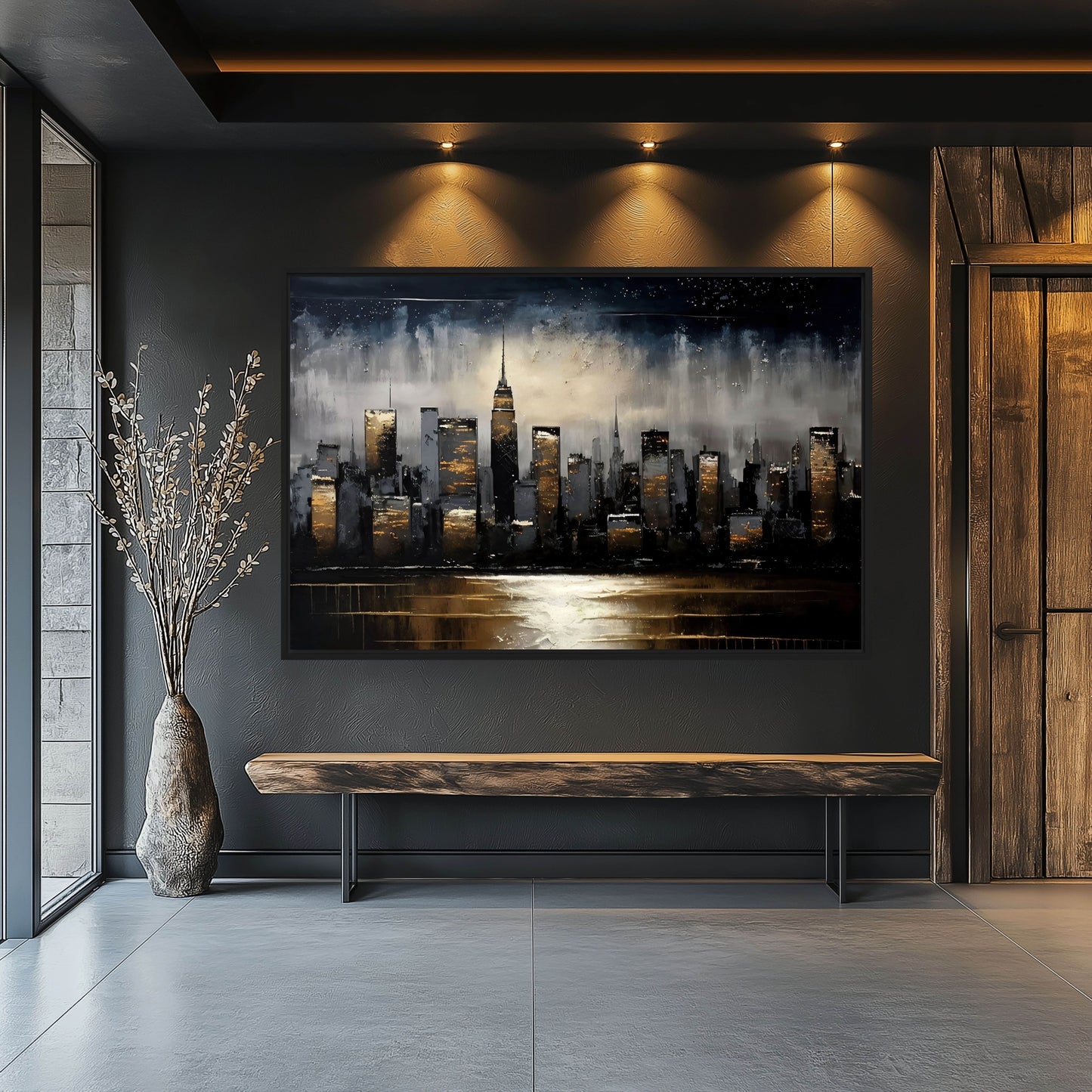 New York Cityscape Art Digital Print