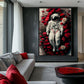 Astronaut In Flowers Art Digital Print