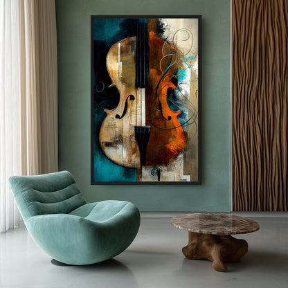 Violin Music Art Digital Print