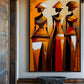 African Women Abstract Art Digital Print