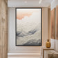 Magical Mountains Modern Art Framed Canvas