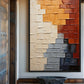 Earth Tone Modern Art Framed Canvas