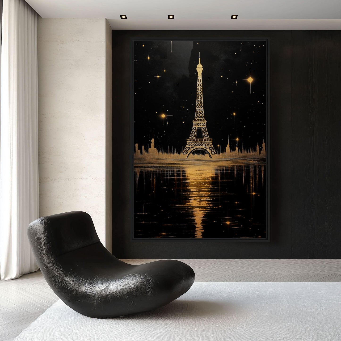 Eiffel Tower Luxury Art Digital Print