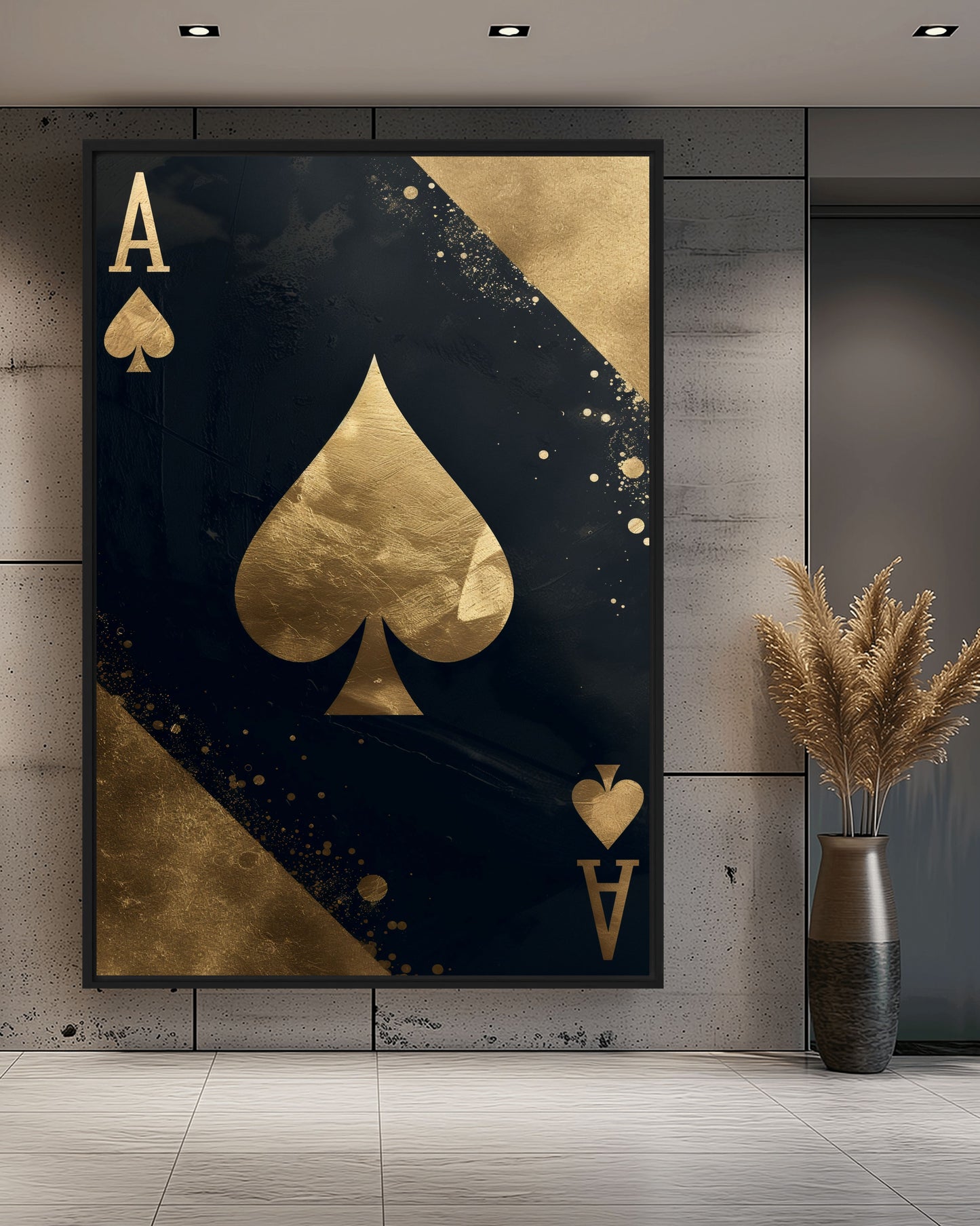 Ace of Spades Luxury Art Digital Print