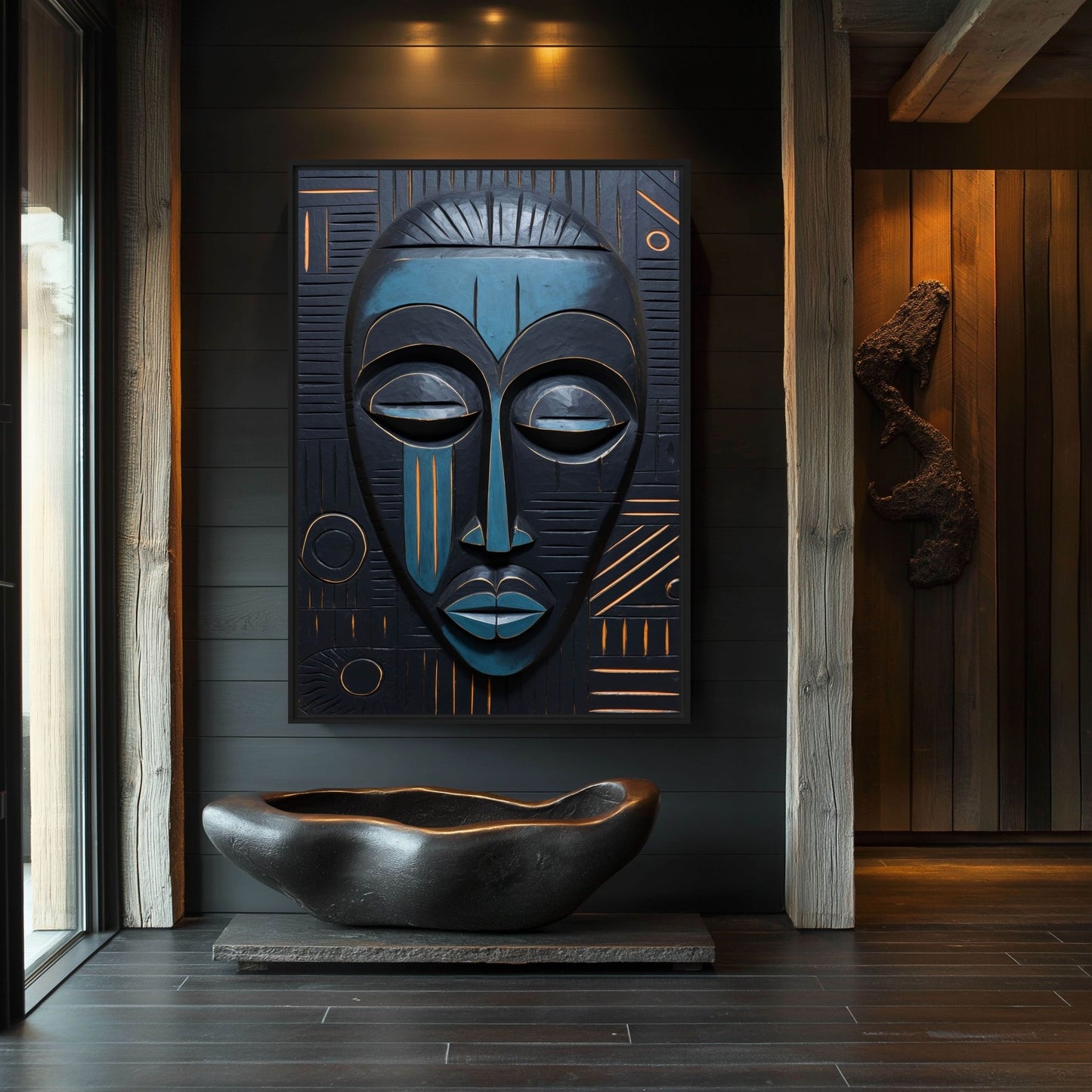 Tribal Mask African Art Digital Print