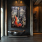 Guitar Music Art Framed Canvas
