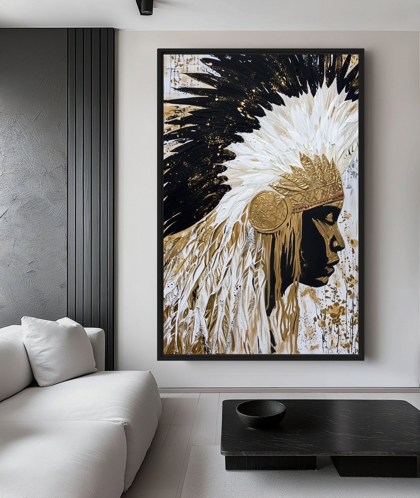 Headdress Native American Art Digital Print