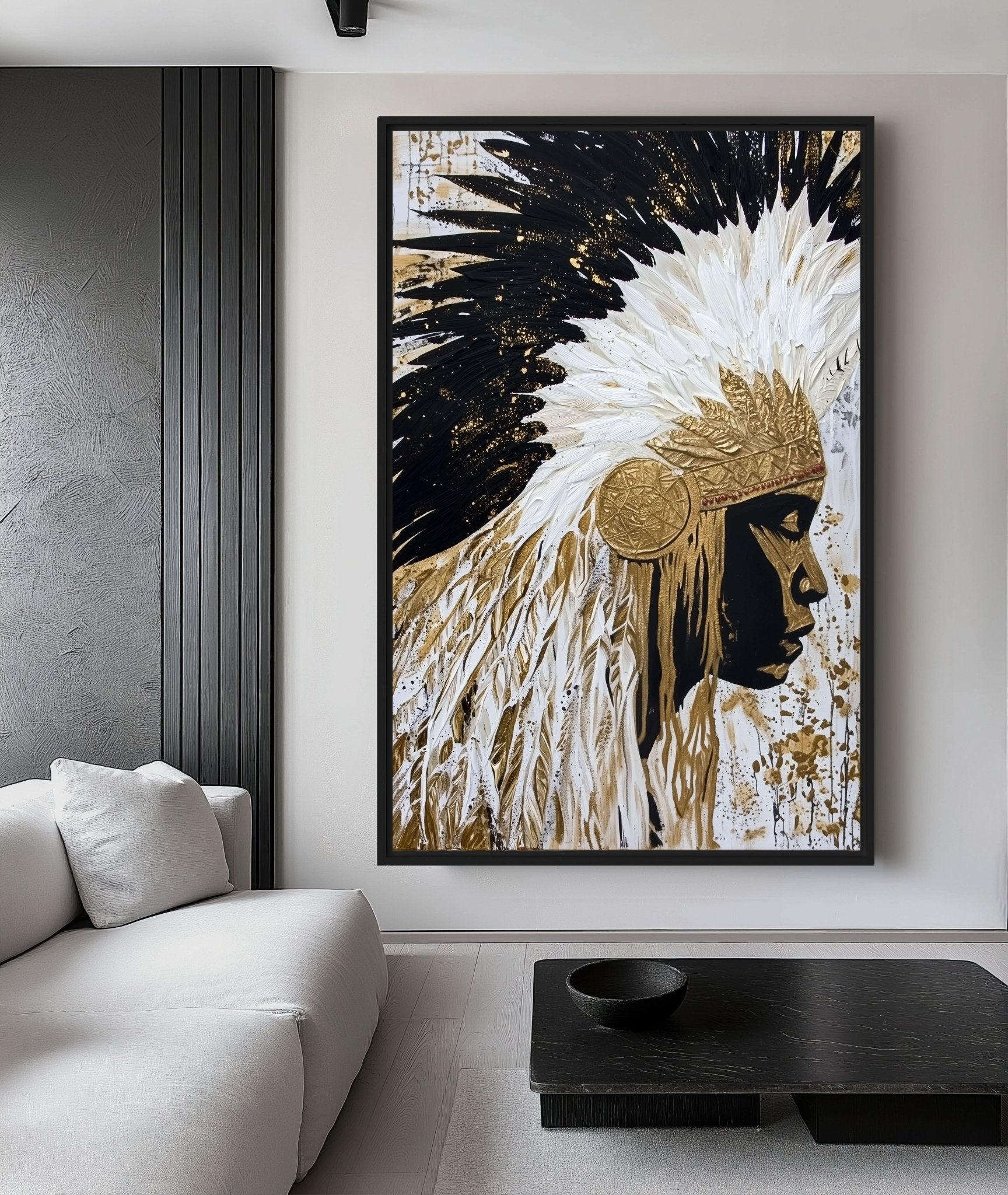 Headdress Native American Art Digital Print