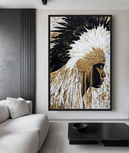 Headdress Native American Art Digital Print
