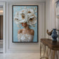 Woman Flowerhead Modern Art Digital Print