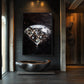 Shining Diamond Framed Canvas