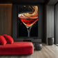 Abstract Cocktail Bar Wall Art Digital Print