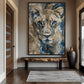Lioness  Fluid Art Digital Print