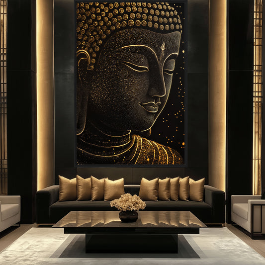 Buddha Spiritual Art Framed Canvas