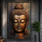 Bronze Buddha Framed Canvas