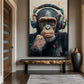 DJ Monkey Trendy Art Digital Print
