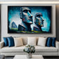 Easter Island Statues Art Digital Print