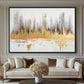 Cityscape Abstract Art Framed Canvas