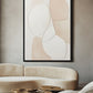 Minimalist Beige Abstract Art Digital Print - PaintFu