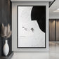 Portrait Minimalist Art Framed Canvas