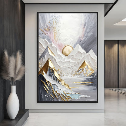 Majestic Mountains Landscape Art Digital Print