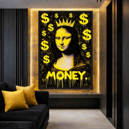 Mona Lisa Trendy Art Framed Canvas - PaintFu