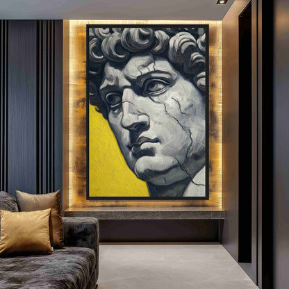 David Renaissance Art Framed Canvas - PaintFu