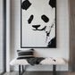 Panda Abstract Art Digital Print