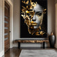 Woman Portrait Geometrical Art Framed Canvas
