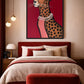 Cheetah Glam Art Framed canvas - PaintFu