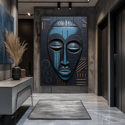 Tribal Mask African Art Digital Print