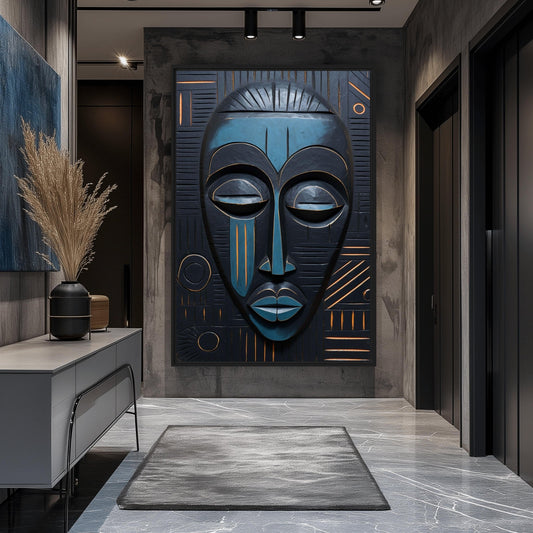 Tribal Mask African Art Digital Print