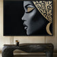 African Queen Luxury Art Framed Canvas
