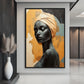 African Woman Abstract Art Digital Print