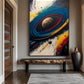 Space Abstract Framed Canvas - PaintFu