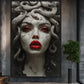 Mesmerizing Medusa Gorgon Framed Canvas