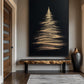 Christmas Tree Luxury Art Framed Canvas