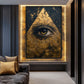 Illuminati Eye Luxury Art Digital Print