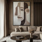 Male Portrait Cubist Art Digital Print