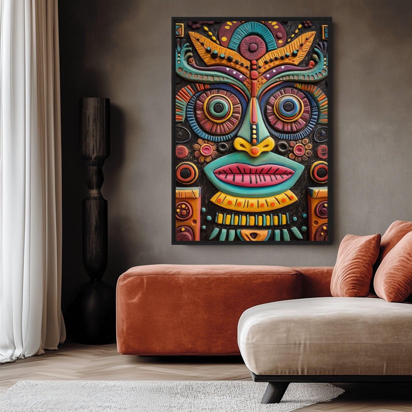Mexican Tribal Art Digital Print