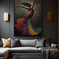 Dancing Woman In A Diamond Dress Art Digital Print