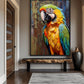 Colorful Macaw Parrot Framed Canvas