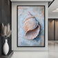 Seashell Nautical Art Framed Canvas