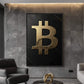 Bitcoin Luxury Art Framed Canvas