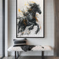 Black Horse Equestrian Art Digital Print